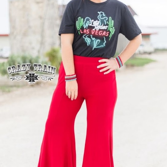 Red Paltrow Pants - Picture 4 of 4